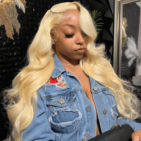 TRILL 613 Blonde Brazilian Body Wave Human Hair Wigs 13×4 13×6 HD Lace Front Wigs 180% Density