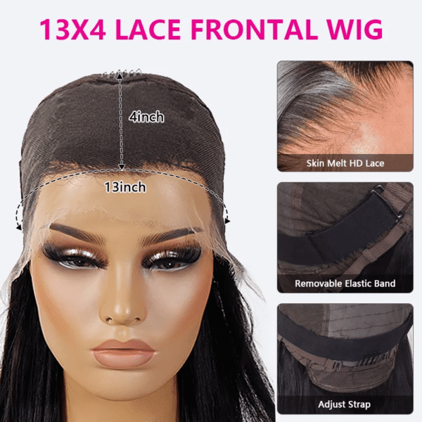 TRILL Glueless Short Bouncy Loose Wave Wig 6×5 13×4 Glueless HD Lace Front Wig Pre Plucked & Bleached