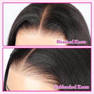 TRILL Straight Human Hair Wear Go Glueless 6×5 Pre Cut HD Lace Closure Wig Bleached Knots