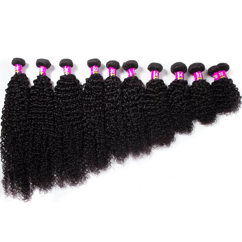 TRILL Brazilian Curly Virgin Hair With Closure 100% Human Hair Bundles With Closure Jerry Curly
