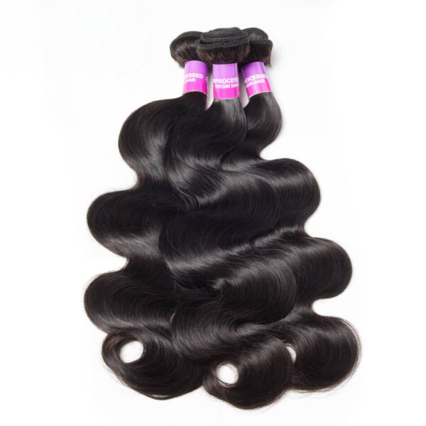 TRILL Bundles With Closure Brazilian Human Hair Weave Bundles Body Wave Hair 3 Bundles With Closure 10A Grade Virgin Human Hair Bundles With Closure