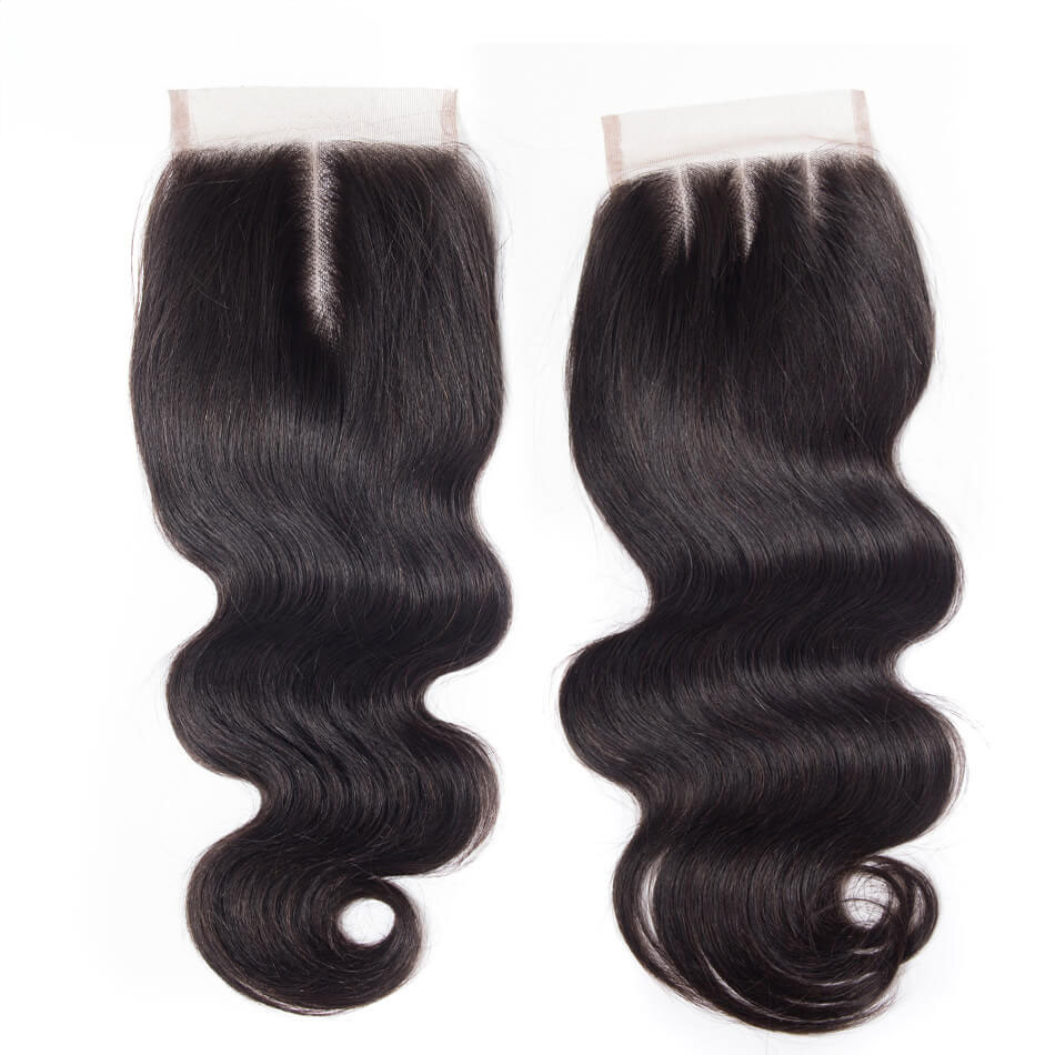 TRILL Peruvian Virgin Hair Body Wave 3 Bundles With Closure 10A Grade Human Hair With Closure