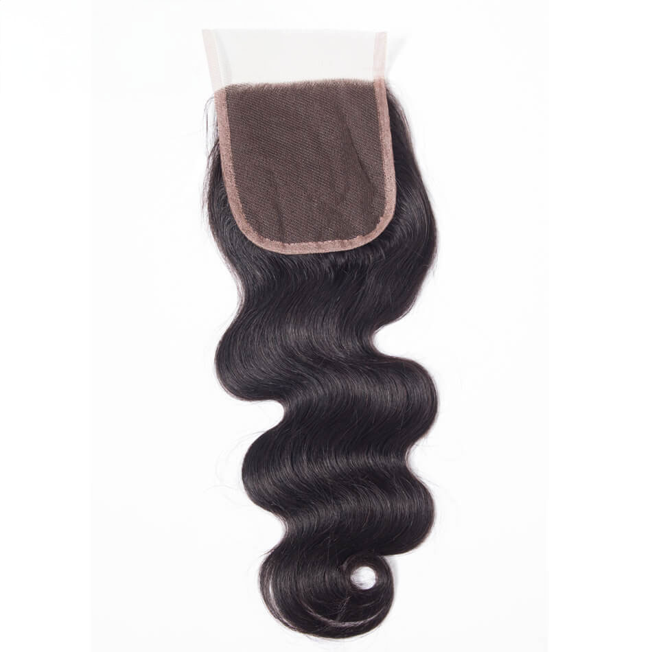 TRILL Peruvian Virgin Hair Body Wave 3 Bundles With Closure 10A Grade Human Hair With Closure