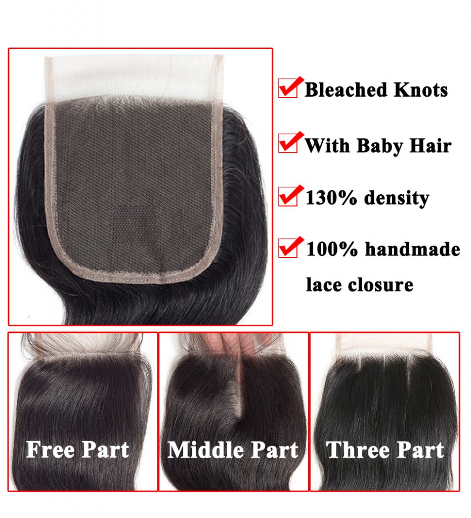 TRILL Malaysian Hair Body Wave 3 Bundles With Closure Recool Hair 10A Grade Virgin Human Hair With Closure