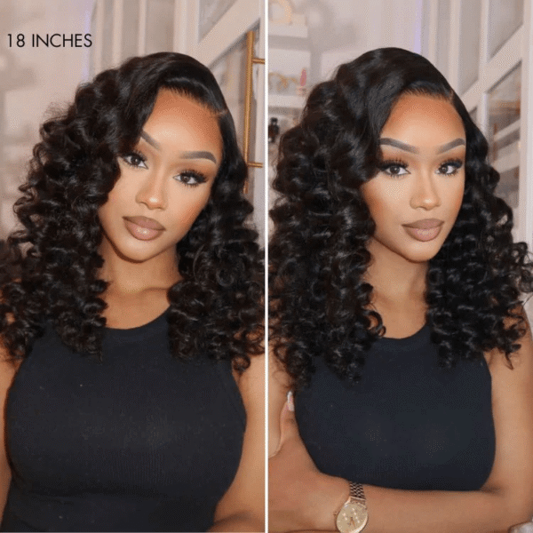 TRILL PartingMax Glueless Wig Bouncy & Voluminous Wand Curls Pre-Cut 7x6 Closure HD Lace Wig