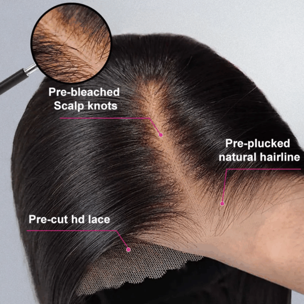 TRILL Short Curly Bob 6×5 Plus Lace Wear Go Glueless Air Cap Wig 100% Human Hair