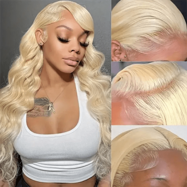 TRILL 613 Blonde Brazilian Body Wave Human Hair Wigs 13×4 13×6 HD Lace Front Wigs 180% Density