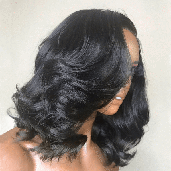 TRILL Short Loose Body Wave Wig Wear Go Glueless 6×5 13×4 HD Lace Front Human Hair Wigs 200% OR 250% Density
