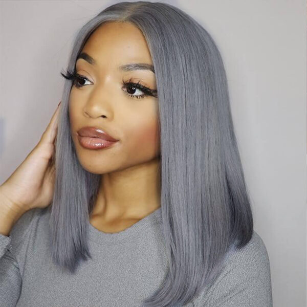 TRILL Colorful Body Wave 13×4 Lace Frontal Wig 100% Human Hair Blue Orange Pink Green Grey Yellow Color