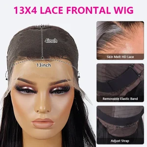 TRILL Highlight Short Human Hair Wig New Body Wave Beautiful Barrel Curls Glueless HD Lace Wig