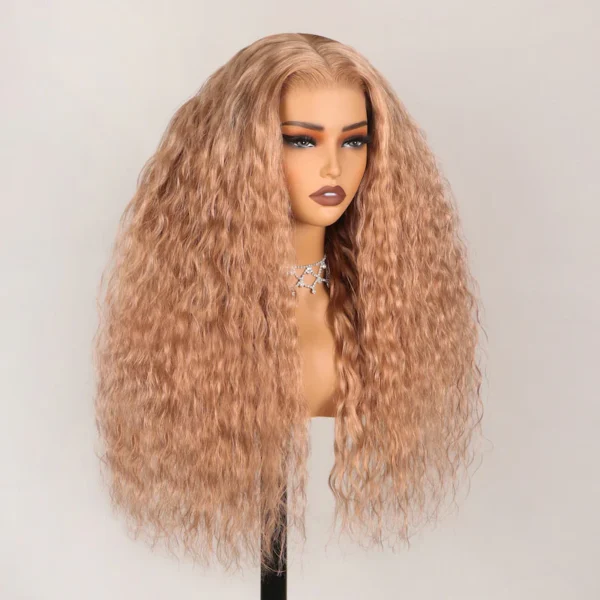 Trill Deal 13x4 HD Lace Milk Tea Brown Light Flaxen Brown Cozy Blonde Pre Cut 6X5 Hd Lace Closure Long Glueless Wear Go Wig