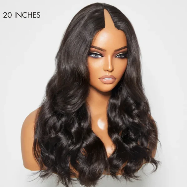 TRILL Throw On & Go Glueless Deep Wave No Lace Human Hair Headband Wig