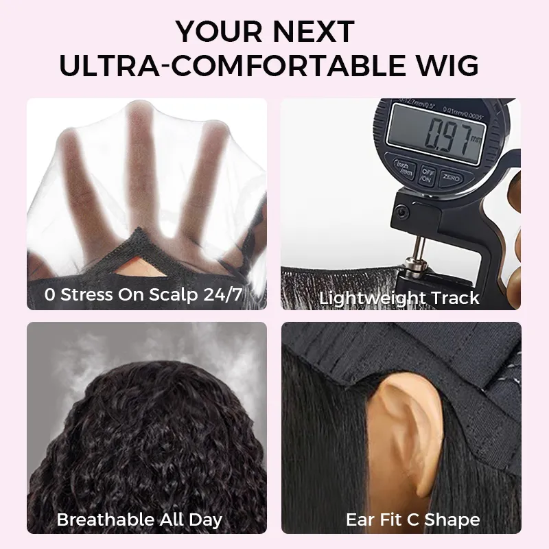 TRILL Deep Wave Flexi-Fit Wear Go Glueless Human Hair Wig 6×5 9×6 Melt Lace Pre Everything Fit All Size