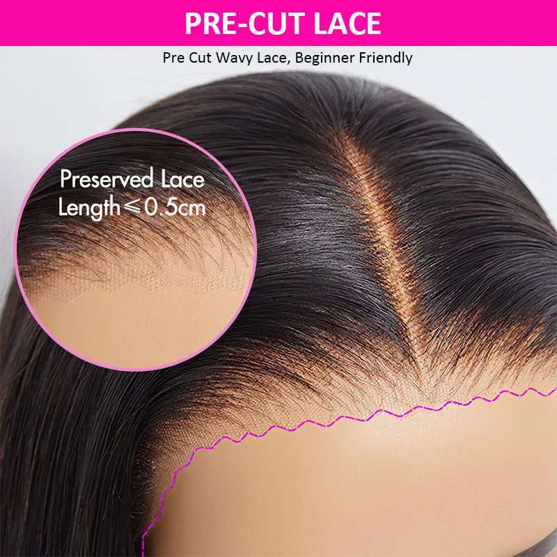 TRILL Wear Go Glueless Loose Body Wave 6×5 HD Lace Human Hair Wig Pre Bleached Knots | C-Cap
