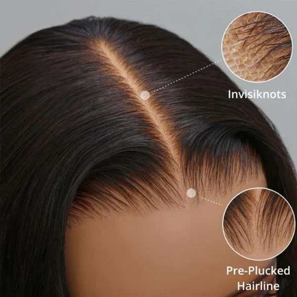 TRILL 30inch 6x5 Transparent Lace (#613) (#P1b/30) (Balayage Barbie Blonde Highlight) Bone Straight Hair Body Wave Wig 30+250% Density