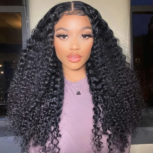 TRILL Brazilian Deep Wave 13×4 Full Frontal 13×6 HD Lace Glueless Wig Bleached Knots Plucked Hairline 180% Density