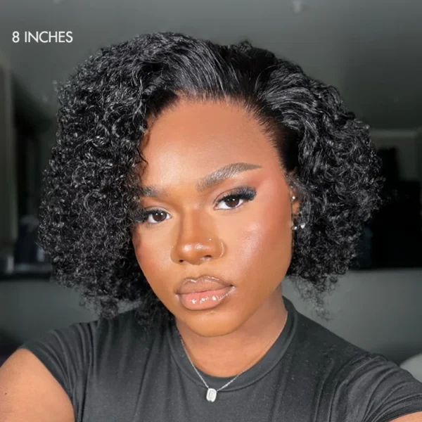 TRILL Effortless Elegance Brown Highlight Bouncy Curly Wig Minimalist HD Lace Glueless Wig Pre-Cut Lace
