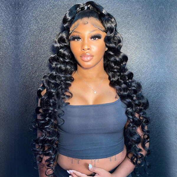 TRILL Loose Wave 13x4 Upgrade REAL HD lace Wigs Crystal Lace Frontal Hair Wigs Pre Plucked With Baby Hair For Women