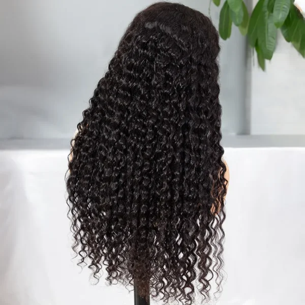 TRILL Invisible Lace Wigs Deep Wave 5×5 Closure Curly Human Hair Wig 180% DENSITY| Real HD Lace