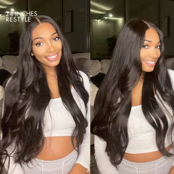 TRILL Hair 180% Density | Silky Straight Glueless 5x5 Closure HD Lace Long Wig | Large & Small Cap Size