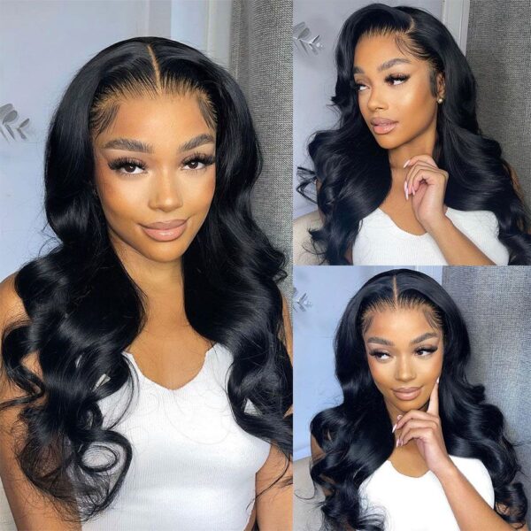 TRILL 13×4 Full Frontal 13×6 HD Lace Brazilian Body Wave Invisible Lace Human Hair Glueless Wigs Bleached Knots 180% Density