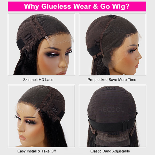 TRILL Glueless Short Curly Wig 13×4 Lace Front Human Hair Wigs 150 Density