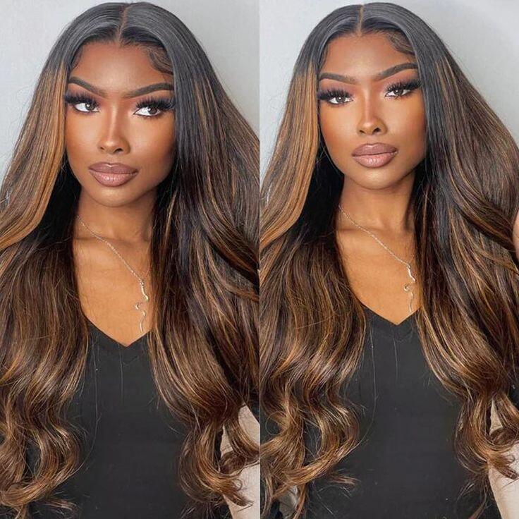 TRILL Upgrade Pre Cut Lace | P1b/30 13X4/6X5 Body Wave/Straight HD Lace Frontal Bleach Knots Pre-plucked Easy Wear And Go Wig