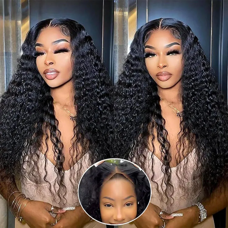 TRILL Deep Wave Flexi-Fit Wear Go Glueless Human Hair Wig 6×5 9×6 Melt Lace Pre Everything Fit All Size