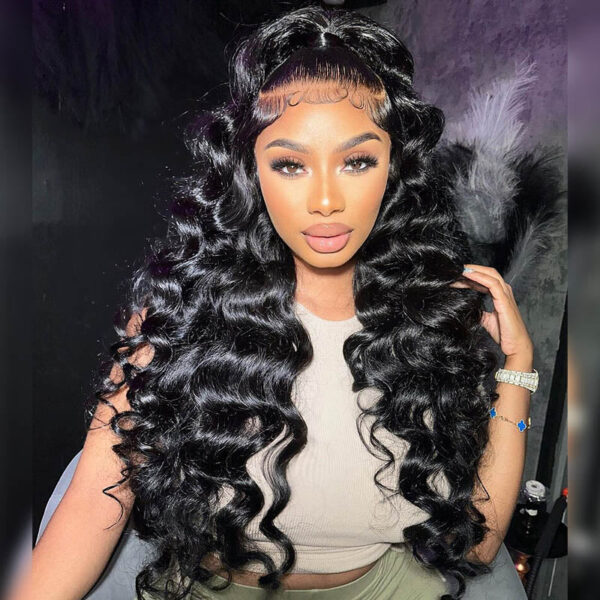 TRILL Loose Wave 13x4 Upgrade REAL HD lace Wigs Crystal Lace Frontal Hair Wigs Pre Plucked With Baby Hair For Women