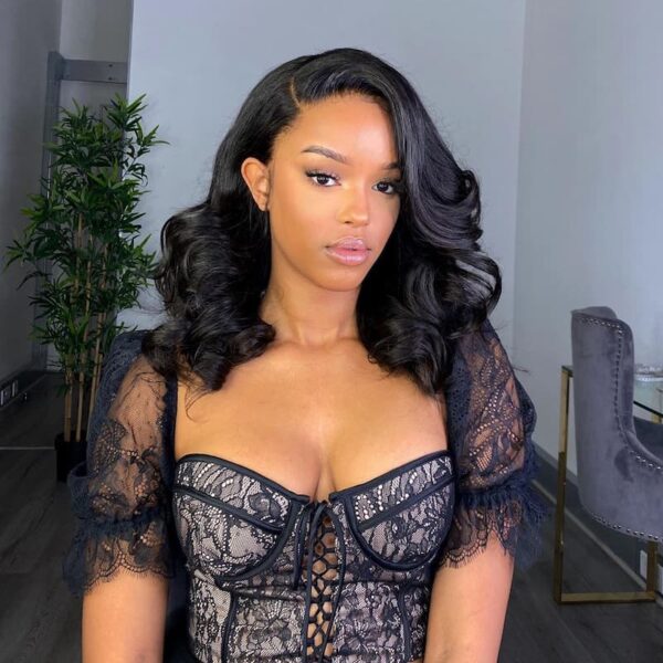 TRILL Limited Design #4 Chocolate Brown Pre Cut Glueless 6X5 Lace Closure Bob Wig