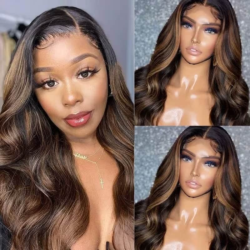 TRILL Upgrade Pre Cut Lace | P1b/30 13X4/6X5 Body Wave/Straight HD Lace Frontal Bleach Knots Pre-plucked Easy Wear And Go Wig