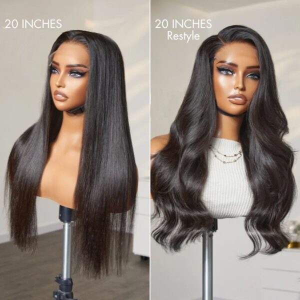 TRILL Hair Glueless Wig Ready to Go Silky Straight 7x6 Closure HD Lace Pre Plucked & Bleached Breathable Cap