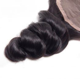 TRILL Hair Brazilian Loose Wave Bundles With Closure Brazilian Human Hair Weave Bundles 3 Bundles With Closure Spring Loose Curly 10A Grade