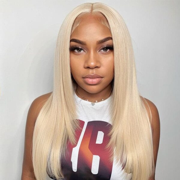 TRILL #613 / P1b/30 Highlight/#4 Chocolate Brown Bone Straight Hair Undetectable Transparent Lace Wig 30inch