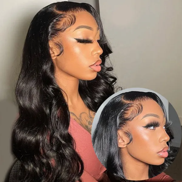 TRILL Pre Bleached Knots | Body Wave 13×6 HD Lace Front Wig Pre Plucked Glueless Human Hair Wig