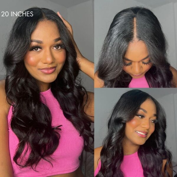 TRILL Throw On & Go Glueless Deep Wave No Lace Human Hair Headband Wig