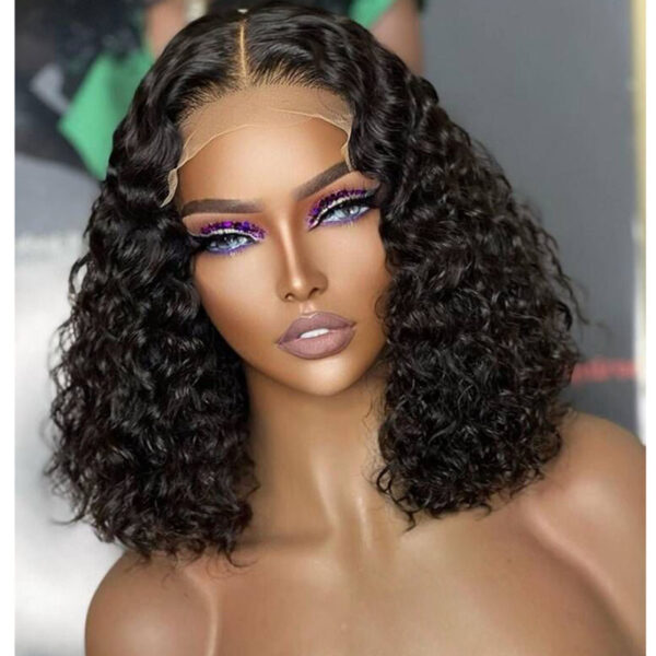 *TRILL DEAL**Water Wave Glueless Bob Wig 13×4 Undetectable Lace Front Short Human Hair Wig