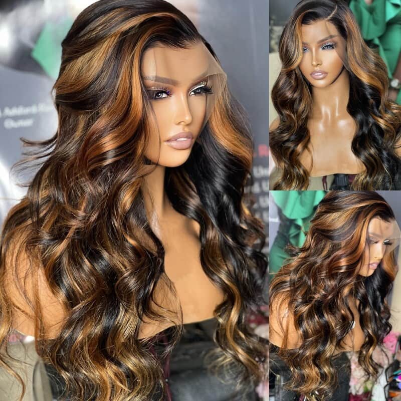 TRILL Upgrade Pre Cut Lace | P1b/30 13X4/6X5 Body Wave/Straight HD Lace Frontal Bleach Knots Pre-plucked Easy Wear And Go Wig