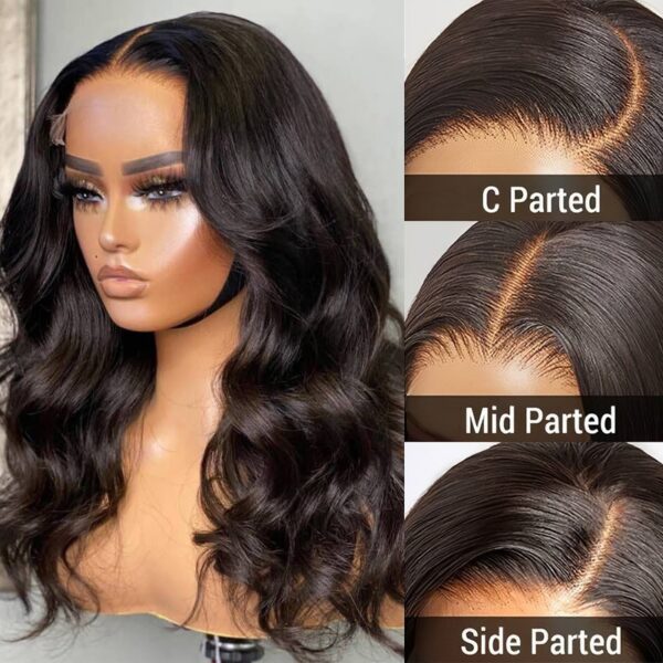 TRILL Body Wave 6×5 Wear Go Glueless Pre Cut HD Lace Closure Wig Bleached Knots Natural Hairline 200% & 250% Density