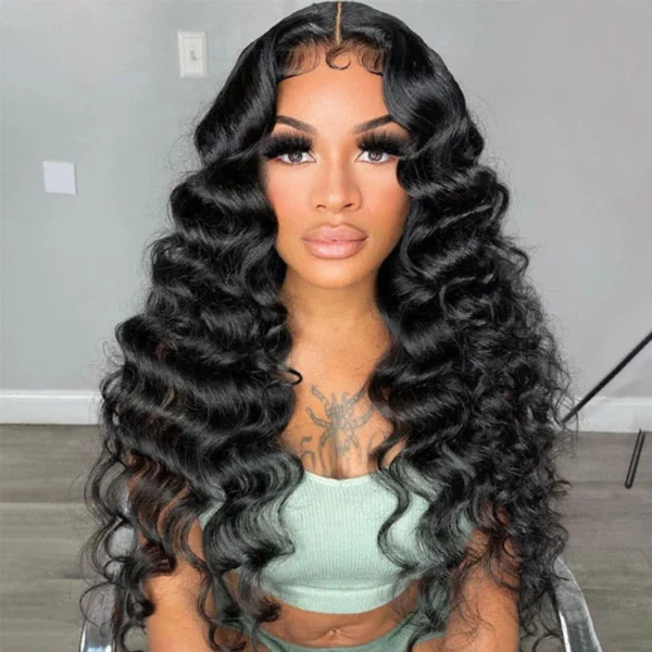 TRILL Loose Wave 13x4 Upgrade REAL HD lace Wigs Crystal Lace Frontal Hair Wigs Pre Plucked With Baby Hair For Women