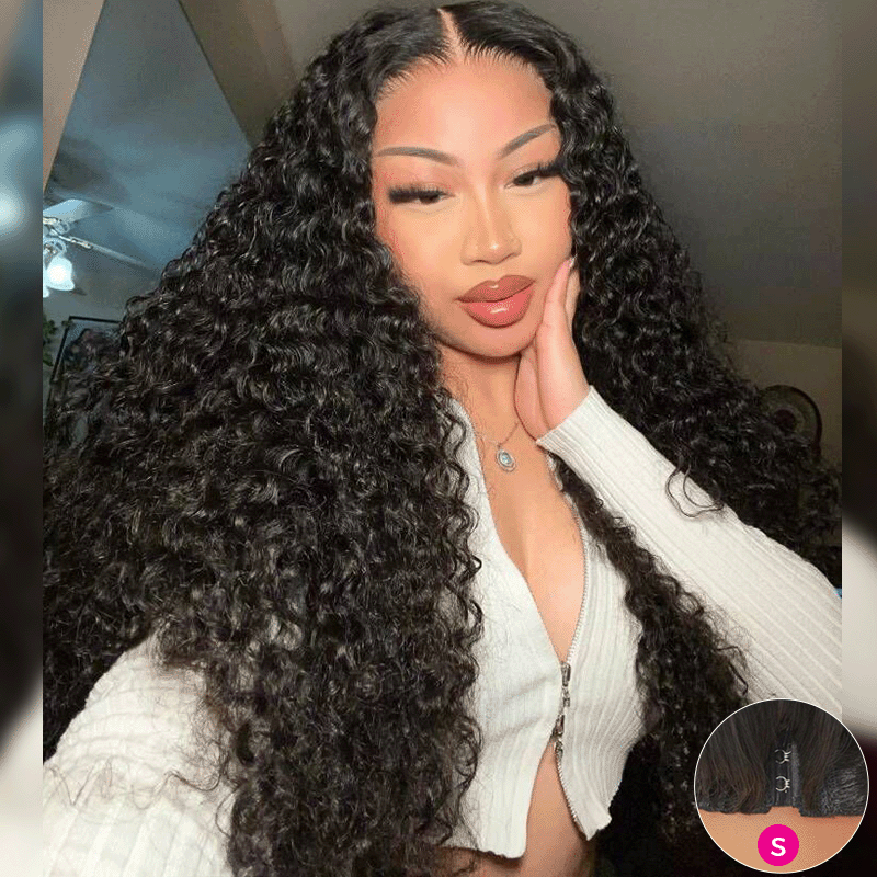 TRILL Deep Wave Flexi-Fit Wear Go Glueless Human Hair Wig 6×5 9×6 Melt Lace Pre Everything Fit All Size