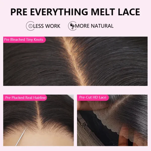 TRILL Natural Curly Glueless Wig Short Bouncy Deep Curly HD Lace Wig Pre Bleached & Plucked 180% Density