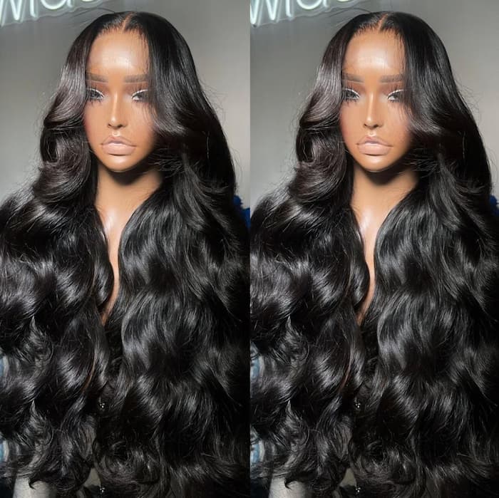 TRILL Chocolate Dipped Marshmallow Vibe Ash Blonde Ombre 13x4 Lace Frontal Wigs Body Wave 6x5 Pre Cut Lace Wigs
