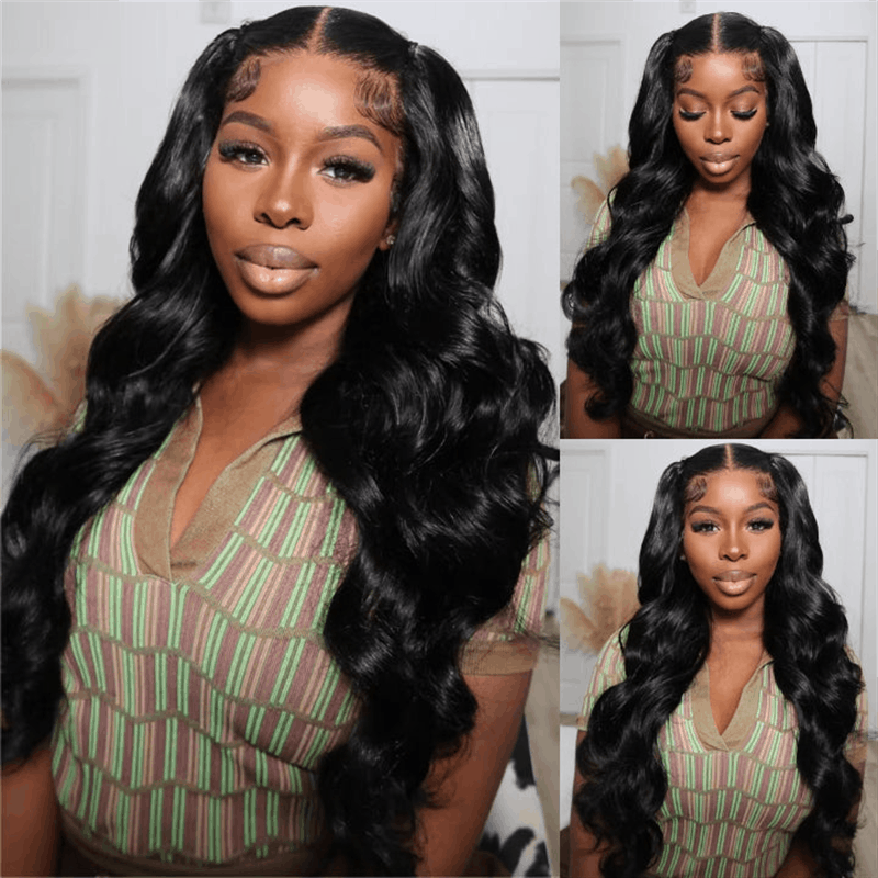 TRILL Pre Bleached Knots | Body Wave 13×6 HD Lace Front Wig Pre Plucked Glueless Human Hair Wig