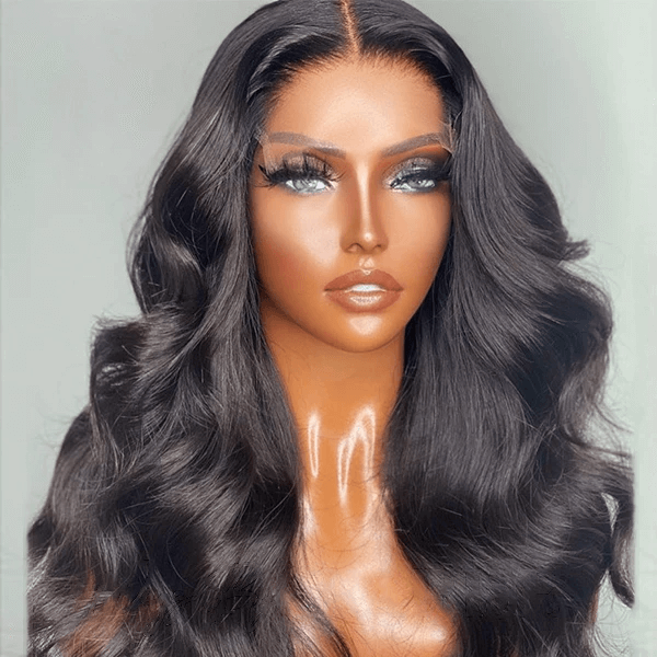 TRILL HD Lace Wigs Body Wave 5×5 Undetectable Glueless Closure Wig 180% Density Pre Plucked & Bleached