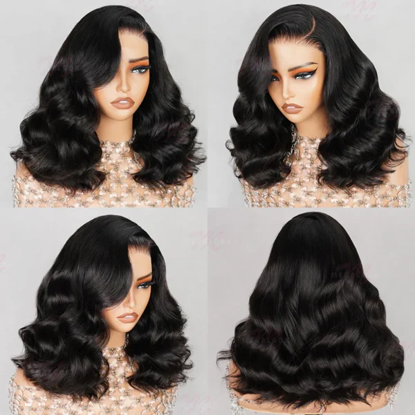 TRILL 6x5 Invisible Knots Glueless Loose Body Wave Wigs Realistic Hairline Natural Black Beginner Friendly