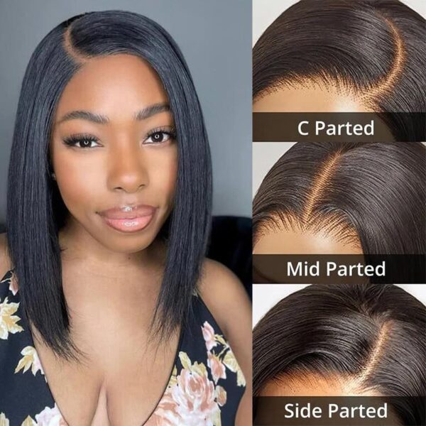 6x5 Invisible TRILL Knots Glueless Balayage Highlight Straight Bob Realistic Hairline Beginner Friendly
