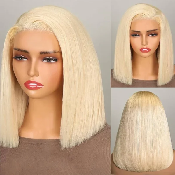 6x5 Invisible TRILL Knots Glueless Balayage Highlight Straight Bob Realistic Hairline Beginner Friendly