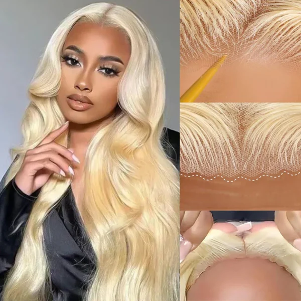 6x5 Invisible TRILL Knots Glueless 613 Blonde Silky Straight Wigs Realistic Hairline Beginner Friendly