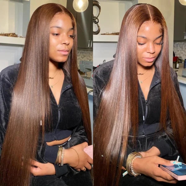 TRILL 13x4 Pre-All Glueless 613 Blonde Silky Straight 30 Inch Wigs Invisible Knots Natural Hairline